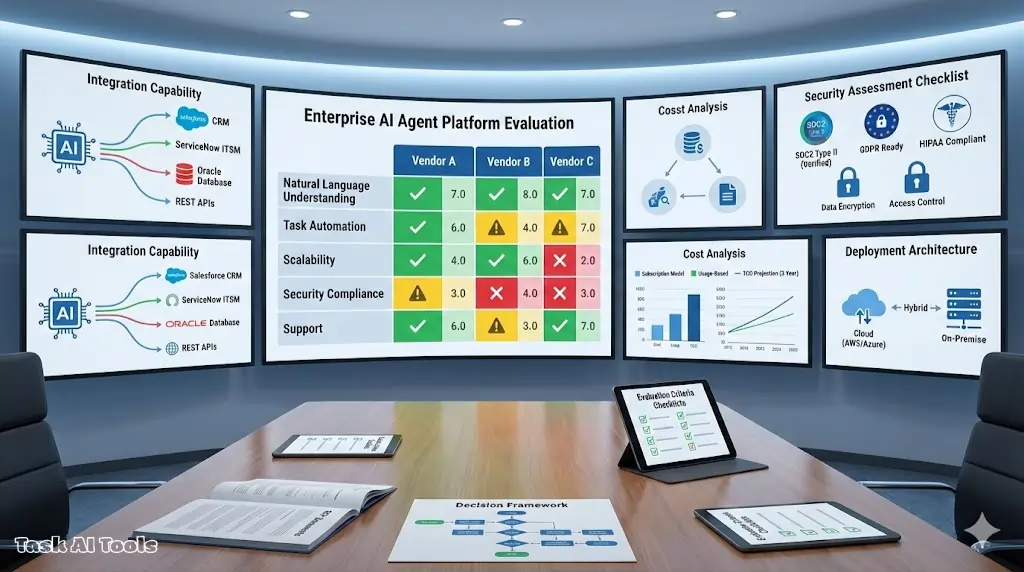 enterprise AI agent platform evaluation and vendor selection