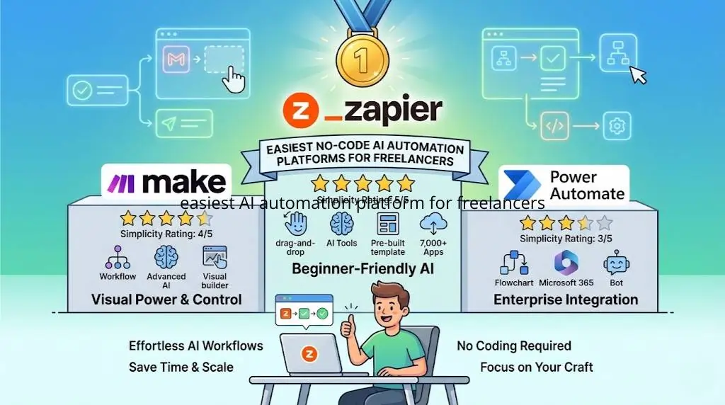 easiest AI automation platform for freelancers